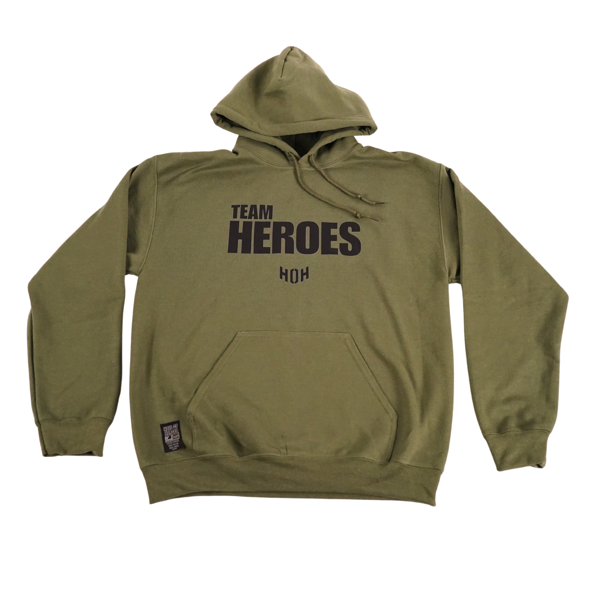 Felpa Hoodie HoH Verde Militare